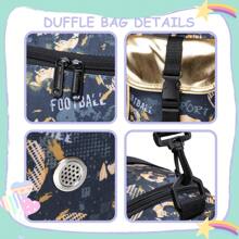 1pc Kids Duffle Bag Girls Travel Bag For Kids Overnight Bag For Kids Sports Bag For Girls Weekender Bag Gym Bag For Boys With Shoe Compartment Messenger Bag