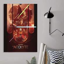 Framed The Acolyte Season 1 TV Serie Warss Movie Posters Wall Decor Poster Decorative Painting Canvas Wall Art Living Room Posters Bedroom Painting, Creative Home Decoration, High Quality Decorative Posters, Dormitory, Gym, Bar, Cafe, Arcade, Room Living Room Wall Decoration Painting, Perfect Gift