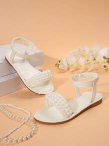 2025 Summer New Comfortable Light Non-Slip Beach Flat Sandals - White - View 7