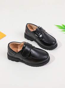 男童时尚黑色牛津鞋，适合上学和婚礼 - 黑色 - 查看 4