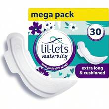 Lil-Lets Maternity Breast Pads, X 120 Count, Disposable Nursing Pads, For Breastfeeding Mums, Individually Wrapped, Ultra Slim & Absorbent Nipple Pads, 4 Packs Of 30 Pads, All Breast Sizes