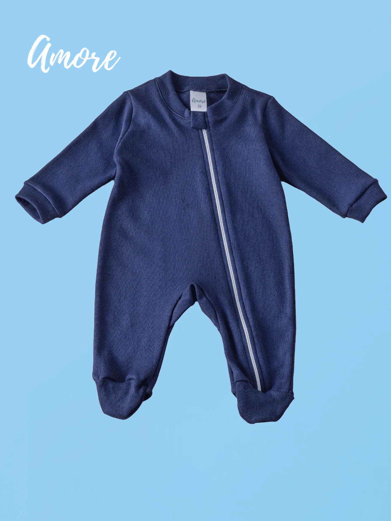 Baby Boys Jumpsuits - Màu xanh hải quân - Xem 1