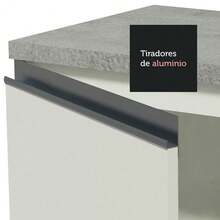 Gabinete Bajo Cocina Madesa Glamy 35cm 1 Puerta Blanco - Blanco - Ver 6