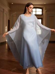Women Elegant Casual Round Neck Dress, Party Dress, Wedding Guest Dress, For Cocktail