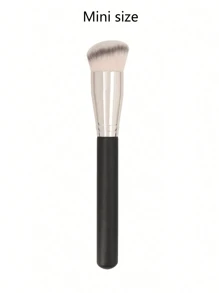 1pc Portable Dual-Ended Multi-Functional Makeup Brush For Face, Men & Women, Including Foudation Brush, Contour Brush, Powder Brush, Blush Brush