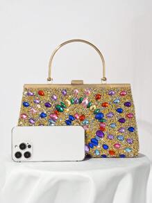 European And American Style Women Evening Clutch Bag, Fashion Pearl Party Handbag - Multicolor - View 4