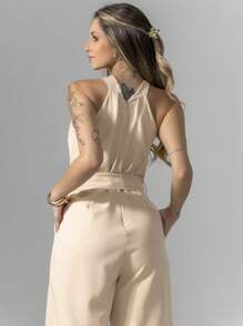 Tailored Overalls M3094 - Beige - View 6