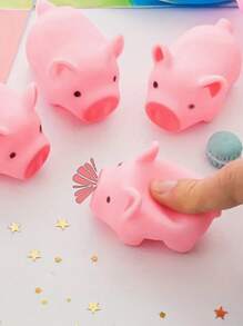 5/10 件套树脂趣味哼哼猪形猫/狗爱好者礼物和狗/猫妈妈喜爱的宠物玩具，互动咀嚼玩具，适合小猫/狗爱好者礼物和狗/猫妈妈喜爱的宠物，如狗爱好者和狗妈妈喜爱的宠物和猫爱好者和猫妈妈喜爱的宠物，无需电池的娱乐