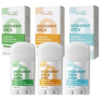 除臭霜批发 - 去除腋臭，不含铝，香味温和持久，止汗（3 种口味）