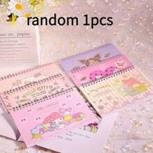 Sanrio 1 Book Of Sanrio Family Coil Hand Account Stickers, 10 Cute Material Antique Card Stickers, Very Suitable For School Gifts.Sanrio Cute Cartoon Notebook Stickers, DIY Decorative Stickers (Random Pattern Shipping)