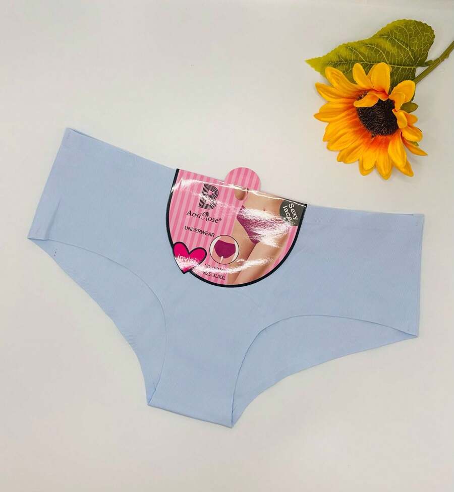 Women's V-Shaped Butt Lifter Seamless Panties Comfortable Breathable Multi-Color - Blue - View 1