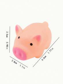 5/10 件套树脂趣味哼哼猪形猫/狗爱好者礼物和狗/猫妈妈喜爱的宠物玩具，互动咀嚼玩具，适合小猫/狗爱好者礼物和狗/猫妈妈喜爱的宠物，如狗爱好者和狗妈妈喜爱的宠物和猫爱好者和猫妈妈喜爱的宠物，无需电池的娱乐