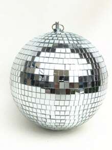 1 szt. Lustrzana kula dyskotekowa odblaskowa srebrna dekoracja wisząca ozdoba najlepsze prezenty