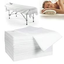 Disposable Bed Sheet 20 Pieces 80cm X 180cm Massage Table Sheet Non-Woven SPA Bed Cover Breathable Massage Beauty Tattoo