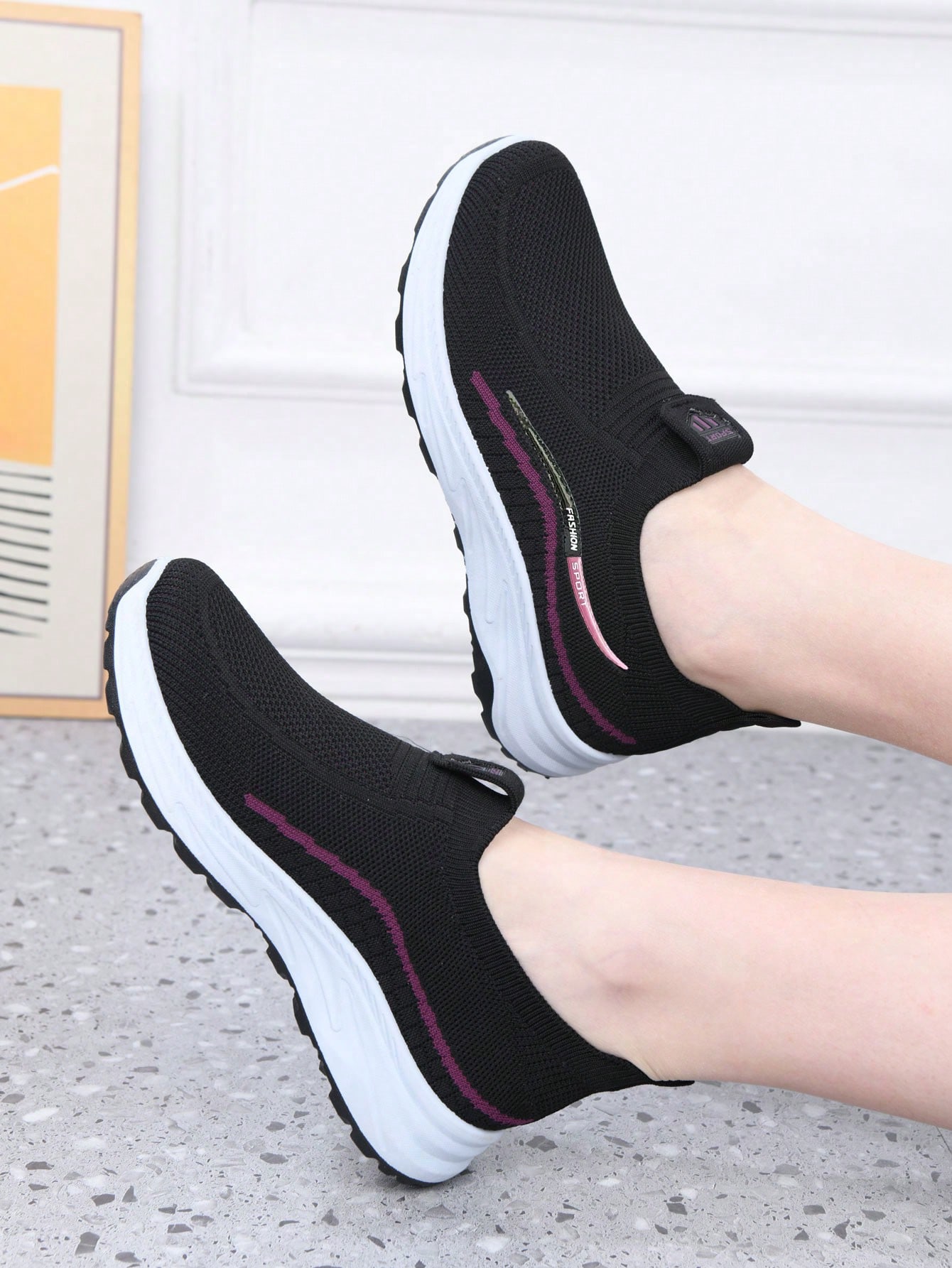 أحذية رياضية نسائية مريحة للربيع/الصيف، شبكة تنفس،...