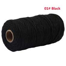 2 mm*100 m Corde de macramé, fil naturel épais, corde tressée synthétique filée au cœur, corde de macramé à 4 torons pour suspensions murales, accroches, DIY, décorations de la maison, emballages cadeaux