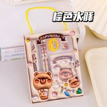 Cute Cartoon Stationery Set, School & Learning Supplies, Gift For Kids, Children, Preschool, Portable Stationery Gift Box,Back To School,School Supplies - Multicolor - View 12