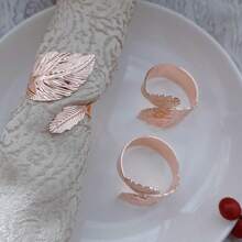 3pcs/4pcs/5pcs/6pcs Metal Napkin Rings, Multi-Color Napkin Holders For Hotel Supplies, Home Kitchen Dining Table Decor, Cloth Napkin Rings Suitable For Daily Life, Parties, Guests, All Seasons - Multicolor - View 8