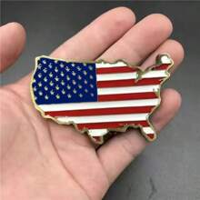 1pc Metal Country Fridge Magnet, Travel Souvenir Personalized Refrigerator Magnet, Statue Of Liberty Design For Home Decor