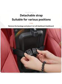 1pc New Car Backrest Hanging Tissue Box, PU Leather Car Tissue Box Holder, Premium Armrest Box Napkin Tissue Hanging Bag, Car Tissue Box, Multi-Functional Storage Organizer, Suitable For Sun Visor, Seat Back, Car Interior Accessories, Armrest - Vehicle Interior Accessories - A - View 10