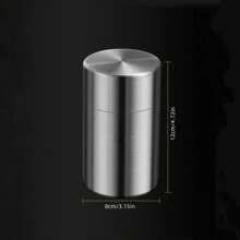 زجاجة محكمة الغلق من الفولاذ المقاوم للصدأ 304، قطعة واحدة، حاوية تخزين طعام وفاكهة مجففة، وحاوية لتخزين الحبوب والشاي، لاستخدامات المطبخ والأنشطة الخارجية