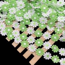 Colored Daisy Lace Edge - 1 Piece Polyester Embroidered Applique Ribbon For Sewing, Crafts And Garment Decoration, DIY Crafts, Party And Home Decor, Delicate, Patches, Decorative Ribbons, Sewing Accessories (1yard) - Multicolor - View 12