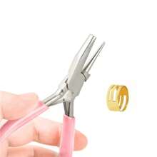 2pcs/1pc Pink Jewelry Pliers And Ring Can Be Used To Make And Repair Various Jewelry Accessories, A Must-Have Tool For DIY Enthusiasts