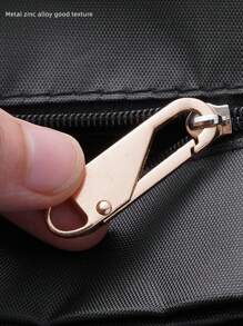 4-Piece Zipper Repair Kit, Quick Fix For Damaged Zipper On Bags, Clothes, Universal Detachable Zipper Pull, Replacement Zipper Heads, Suitable For Jeans, Backpacks, Sewing Tools