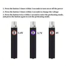 510 Battery Pen, 650mAh Large Capacity, With Adjustable Voltage And Portable Design - Perfect For DIY Projects, Equipped With 510 Threaded USB Charger, Cordless Soldering Iron 510 Battery Pen, Ideal For Outdoor Indoor Repairs And DIY Tools