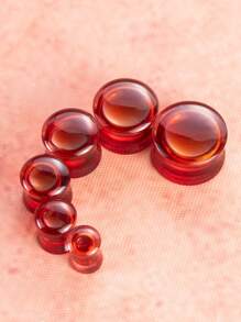 1 Pair Acrylic Punk Style Ear Plugs - Ear Gauges - View 3