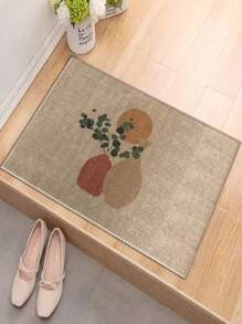 1 件日式奢华印花水晶天鹅绒入口门垫，简约门厅前门垫，耐污快干易保养，适用于入口、浴室、厨房、农场等场合 - 彩色 - 查看 3