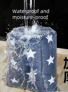 3/5/10 szt. Duże, przezroczyste plastikowe torby do przechowywania, pyłoszczelne i odporne na wilgoć torby do pakowania kołder, prosty styl do przeprowadzek i organizacji, przezroczyste, zamykane torby na kołdry i pościel