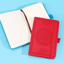 Carnet de notes portable de style rétro format A6, mini bloc-notes minimaliste de poche, pages intérieures à grille blanche, petit journal intime, cahier de croquis, cadeau de récompense pour étudiant, 8 options de couleurs, fournitures scolaires, rentrée des classes