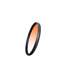 Leichter kreisförmiger Gradverlaufsfilter, Gradverlauf Orange, DSLR Kamera Linsenfilter, Linseneffekt, Landschaftsfotografie, Himmel Aufnahme, Aluminiumlegierungsrahmen, erhältlich in Linsendiameter 40.5mm/49mm/52mm/55mm/58mm/62mm/67mm/72mm/77mm/82mm