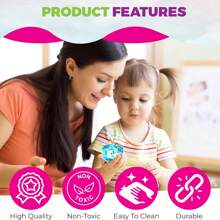 1/2/4/5 件挤压减压软凝胶玩具压力球带冰块，3.5 厘米/1.38 英寸，内部有雪花，提供最佳的厚实和冰冷感，漂亮的方形焦虑感官柔软慢回弹烦躁玩具，课堂奖品，镇静 - 藍色 - 查看 10