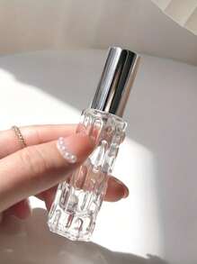10ml Glass Bottle Perfume Refill Bottle Portable, Mini Refillable Spray, Portable Purse Perfume Container, Canned Perfume Pump Box, Cosmetics Container Spray, Travel Essential Oil Perfume, Mini Spray Glass Bottle, Bottled Perfume Spray Back To School