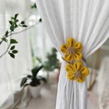 4pcs/2pcs/1pc Rope Curtain Binding - Modern Simple Design, Multifunctional, No-Punch Buckle, Perfect For Living Room Home Decor & Gift Giving - one-size - View 14