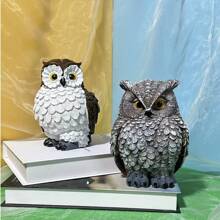 Resin Simulated Owl Ornaments, Furniture Cabinet Desktop Decorative Crafts Gifts Birthday Graduation