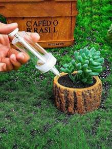 1pc Portable Seed Dispenser - Easy-To-Use Manual Seed Sower Suitable For All Seeds, Ideal Garden And Lawn Care Tool, Seed Point Spreader