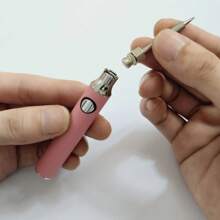 510 Battery Pen, 650mAh Large Capacity, With Adjustable Voltage And Portable Design - Perfect For DIY Projects, Equipped With 510 Threaded USB Charger, Cordless Soldering Iron 510 Battery Pen, Ideal For Outdoor Indoor Repairs And DIY Tools