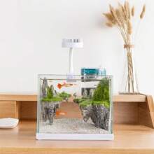 树脂人造山，具有天空之城主题，具有漂浮山脉和人造苔藓，适用于水族馆造景