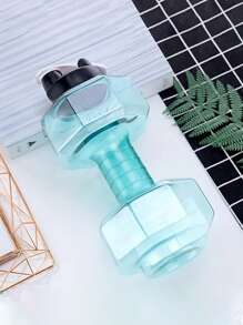 1pc Personalized Sports Water Bottle - Customizable 2600ml Cold Drink Cup, Handwash, Lightweight, Rounded, Suitable For Running And Sports, Christmas, Thanksgiving, Valentine's Day, Father's Day And Mother's Day Gift