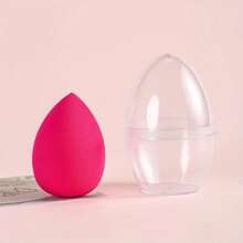 1 Makeup Sponge With Storage Box, 2 Powder Puff Sets, Beauty Egg + Storage Box Set Portable Makeup Sponge For Daily Makeup