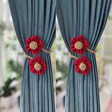 4pcs/2pcs/1pc Rope Curtain Binding - Modern Simple Design, Multifunctional, No-Punch Buckle, Perfect For Living Room Home Decor & Gift Giving - one-size - View 30