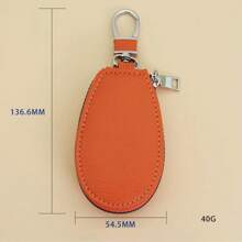 خطة شخصية مخصصة! علامة مفاتيح جلدية بشكل بيضاوي مع تصميم خطاف، أنيقة وقابلة للحمل, يمكنك طباعة شعارك أو اسمك أو صورتك الخاصة عليها، مما يجعل علامة المفاتيح فريدة ويبرز ذوقك المميز