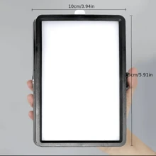 1 pièce Éclairage vidéo LED panneau lumineux graduable pour photographie, selfie, studio photo, diffusion en direct, avec trépied. Trois couleurs disponibles.