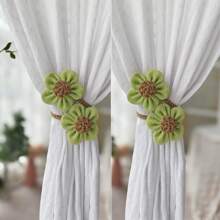 4pcs/2pcs/1pc Rope Curtain Binding - Modern Simple Design, Multifunctional, No-Punch Buckle, Perfect For Living Room Home Decor & Gift Giving - one-size - View 19