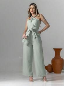 Tailored Overalls M3094 - Mint Green - View 1