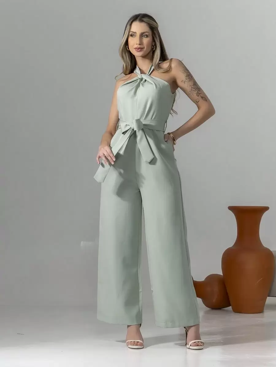 Tailored Overalls M3094 - Mint Green - View 1