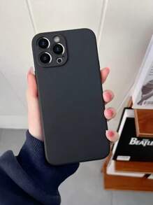 Minimalist Full Coverage Protective Lens Phone Case, Compatible With IPhone 11/11 Pro/11 Pro Max/X/XR/X MAX/XS/12/12 Pro/12 Pro Max/13/13 Pro/13 Pro Max/14/14 Pro/14 Pro Max/14 Plus/15/15 Pro/15 Plus/15 Pro Max/16/16e/16 Plus/16 Pro Max/16 Pro/12 Mini/13 Mini, Anti-Fall, Anti-Slip, Comfortable Soft Shell Phone Protective Cover Waterproof Shockproof Scratch Resistant